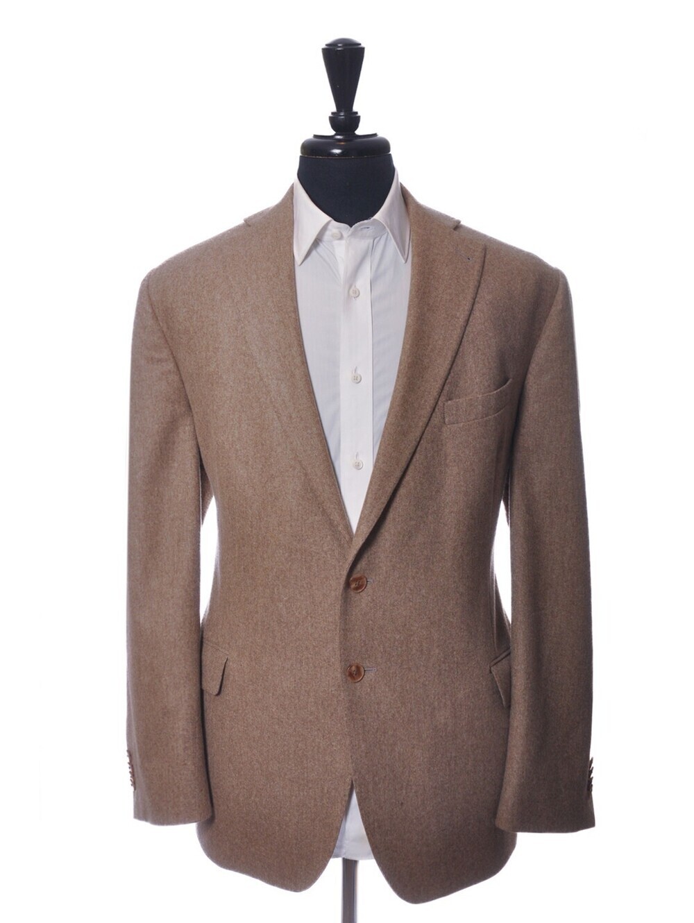 Joseph Abboud Brown Woolen Flannel Ivan Soft Slim Fit Blazer 50R 37395